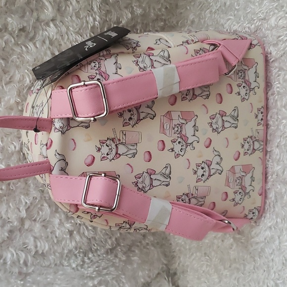 NWT Loungefly Aristocats Marie mini backpack and cardholder - Picture 2 of 16